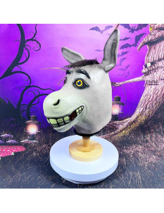 Máscara de Burro de Láttex para Disfraces Adultos Carnaval 2
