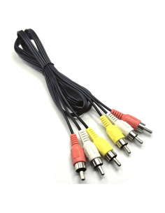 Cable de Audio y Video RCA 3 Macho a 3 Macho 1.52 m ZZJMCH