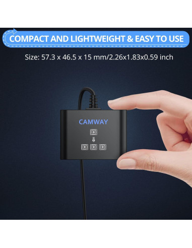 Divisor Óptico Digital CAMWAY 1x3 SPDIF Toslink 1m