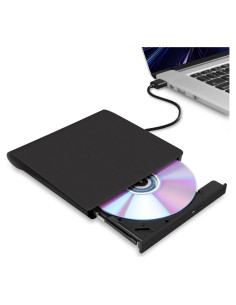 Unidad Externa de CD/DVD Hcsunfly Ultra Delgado USB 3.0