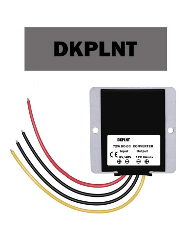 Convertidor de Voltaje Buck Boost 72W 12V 6A IP68 dkplnt