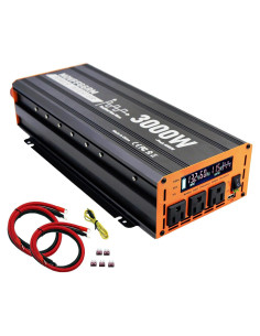 Inversor de Potencia 3000W MOVFFGGRM 12V DC a 110V AC