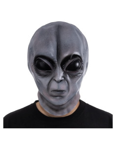 Máscara Realista de Extraterrestre de Látex para Halloween