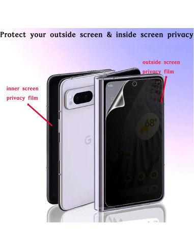 Protector de Pantalla Mate Privacidad para Google Pixel Fold 2023