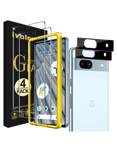 Protector de Pantalla Vidrio Templado ivoler para Google Pixel 7a
