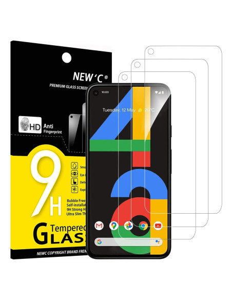 Protector de Pantalla Vidrio Templado NEW'C para Google Pixel 4a 4G Protector de Pantalla Vidrio Templado NEW'C para Google Pixel 4a 4G