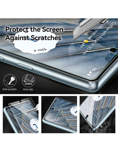 Protector de Pantalla Vidrio Templado ivoler para Google Pixel 7a