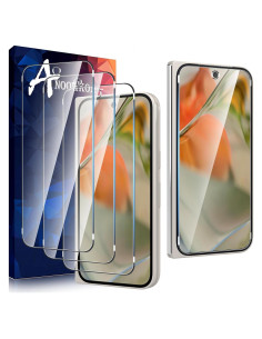 Protector de Pantalla Vidrio Templado Anoowkoa para Google Pixel 9 Pro Fold - 3 Pack, Dureza 9H, Anti-Rasguños