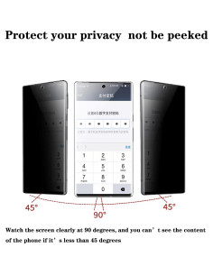 Protector de Pantalla Privacidad Google Pixel 7 Pro/6 Pro 2PCS 2