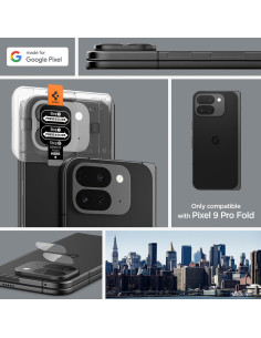 Protector de Pantalla Lente Cámara Spigen GlasTR EZ Fit Pixel 9 Pro Fold - 2 Unidades 2