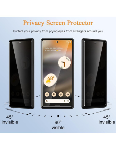 Protector de Pantalla Privado Vidrio Templado Google Pixel 6A