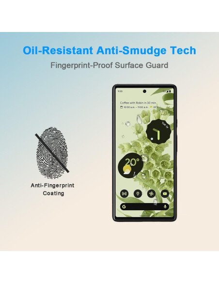 3 Protectores de Pantalla Vidrio Templado ZYHKJYL para Google Pixel 6