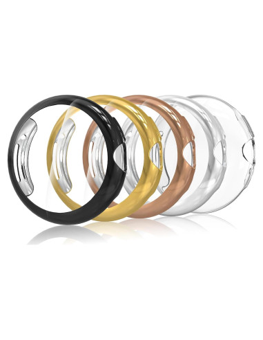 Funda Bumper Suave Simpeak 5-Pack para Google Pixel Watch 2/1 41mm