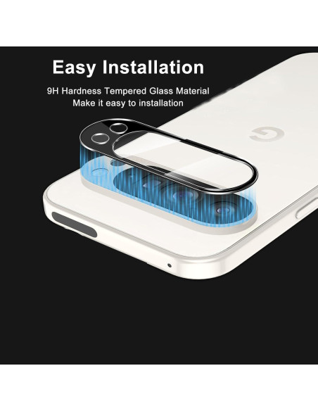 Protector de Lente de Cámara Zeking para Google Pixel 9 Pro XL - 2 Paquetes, Dureza 9H