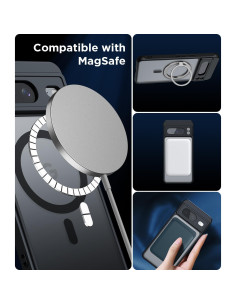 Funda Magnética para Google Pixel 8 - MAKAVO, Delgado y a Prueba de Caídas 2