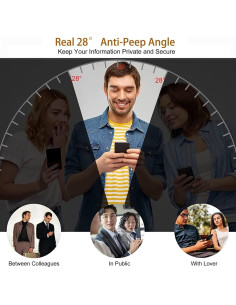 Protector de Pantalla Privado GLSS para Google Pixel 9 Pro 6.34" 2