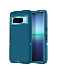 Funda Antigolpes I-HONVA para Google Pixel 8 Pro Turquesa