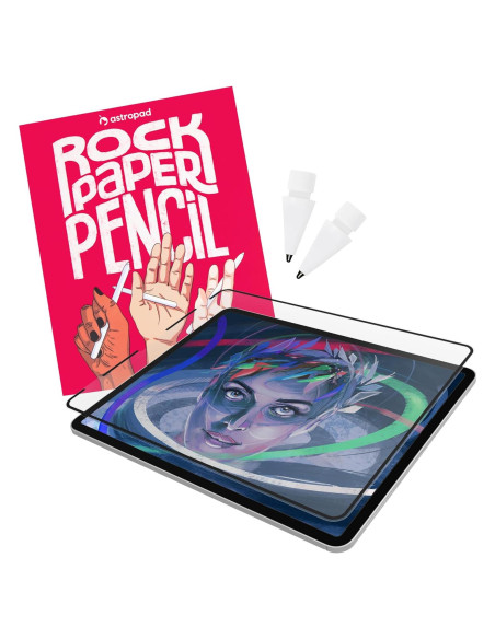 Protector de Pantalla Mate Astropad Rock Paper Pencil iPad 10.2