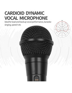 Micrófono de Mano Marengo MWH78 Cardioide 4m con Interruptor 2