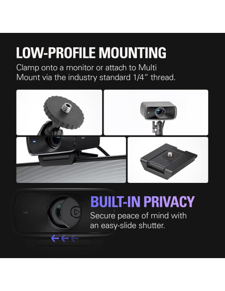 Paquete Premium Elgato Facecam MK.2 y Micrófono XLR para Streaming