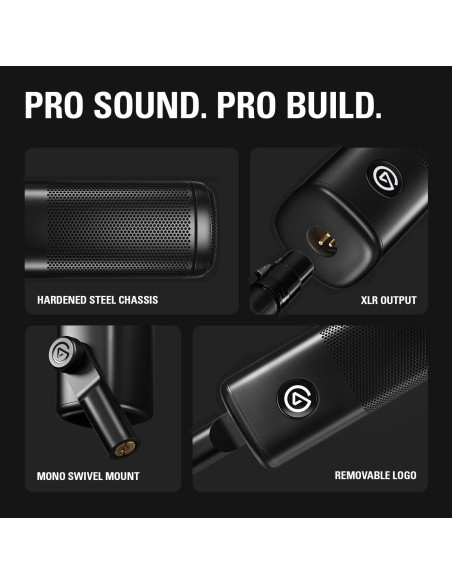 Paquete Premium Elgato Facecam MK.2 y Micrófono XLR para Streaming