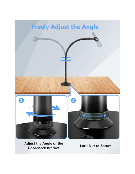 Soporte de Micrófono Flexible Cuello de Ganso 48 cm - Universal
