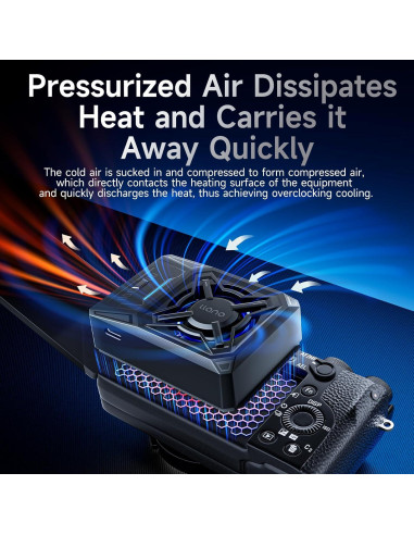 Ventilador de Enfriamiento de Cámara SHENZHEN V5 Negro