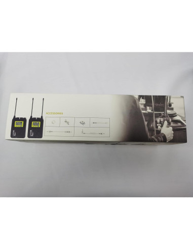Micrófono Lavalier Inalámbrico LENSGO LWM-328C UHF 99 Canales