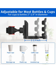 Bandeja Universal para Soporte de Micrófono con Soporte para Bebidas 2