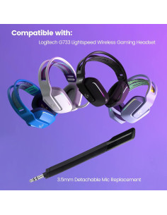 Micrófono Weishan G733 para Auriculares Logitech 3.5mm 2