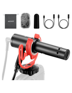 Micrófono USB C NEEWER Mini Shotgun con Reducción de Ruido