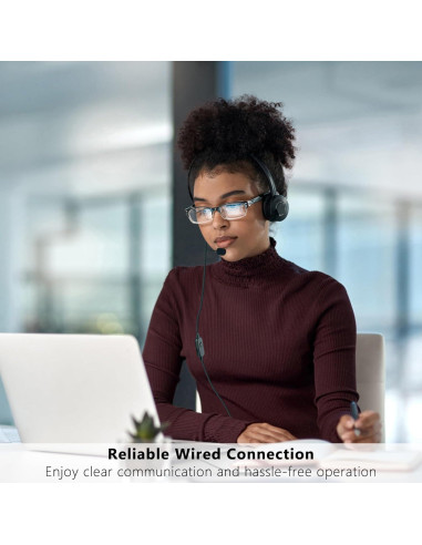 Cable de Micrófono Boom DUNGZDUZ 2.0M con Silencio y Volumen