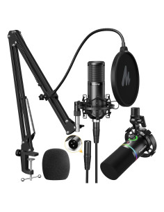 Micrófono de Condensador MAONO PM320S + Dinámico PD200X