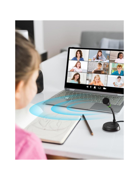 Micrófono USB Etour Mini Cardioide para PC y Mac - 1.8m Micrófono USB Etour Mini Cardioide para PC y Mac - 1.8m