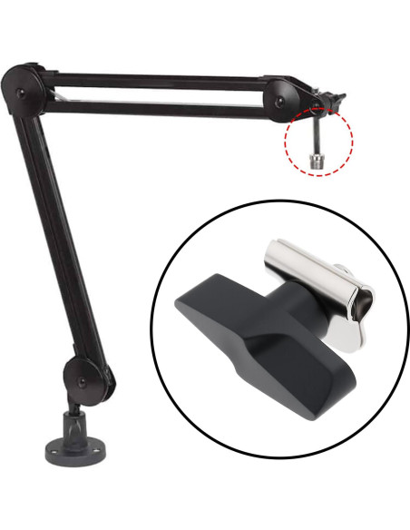 4 Tornillos Perilla Sujetador Briny River para Micrófono