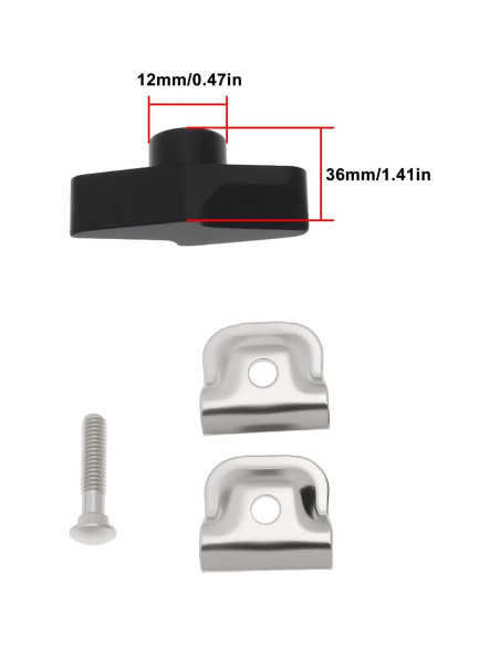 4 Tornillos Perilla Sujetador Briny River para Micrófono