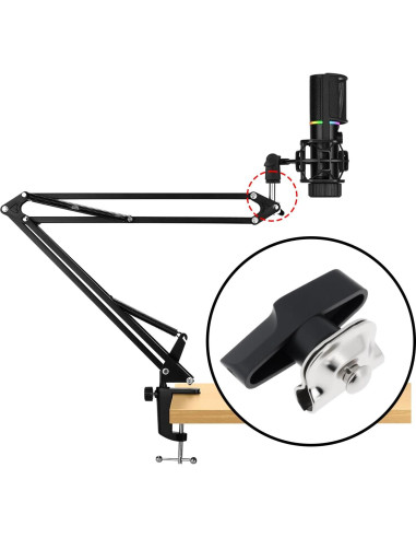 4 Tornillos Perilla Sujetador Briny River para Micrófono