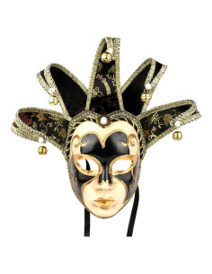 Máscara de Comedia Veneciana YU FENG 69x46 cm para Fiesta