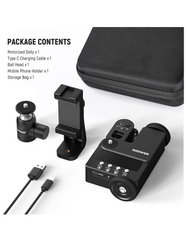 Dolly de Cámara Motorizado Neewer DL200 con Control App
