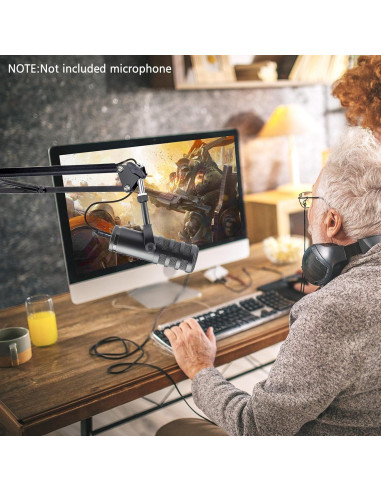 Brazo de Micrófono SUNMON para Samson Q9U - Soporte Plegable 68 cm