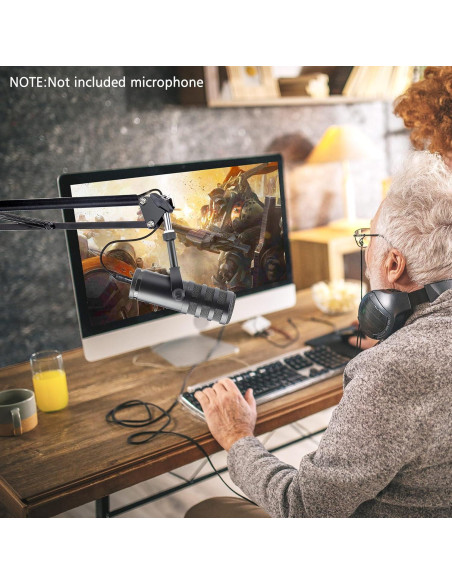 Brazo de Micrófono SUNMON para Samson Q9U - Soporte Plegable 68 cm