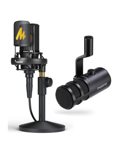 Micrófono de Podcast MAONO PD100U & PM500 Cardioide USB