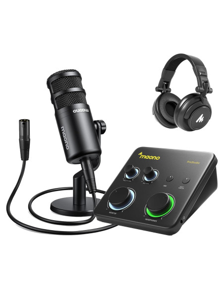 Interfaz de Audio USB MAONO PS22 Lite 24-bit/192kHz XLR