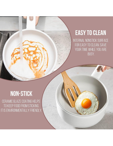 Olla Eléctrica Bear 1.6L con Vaporera y Control de Potencia