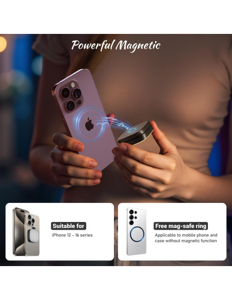 Luz de Selfie Magnética Recargable 5 Modos LED - F-662