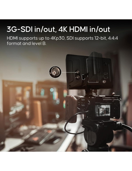 Monitor de Cámara Osee G7 Pro 7" Táctil 3000Nits 4K HDMI