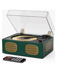 Reproductor de CD portátil MANGOSTAN CD-005GN Bluetooth Verde