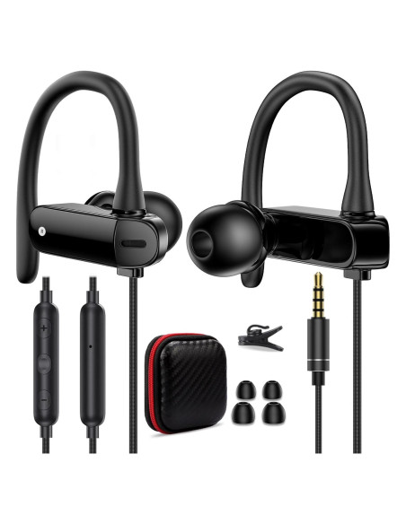 Auriculares con gancho sobre la oreja TOPAUX 3.5mm HiFi
