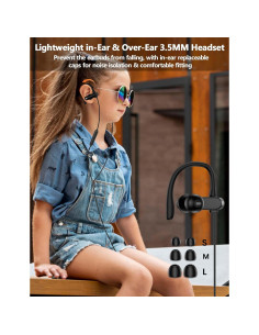 Auriculares con gancho sobre la oreja TOPAUX 3.5mm HiFi 2