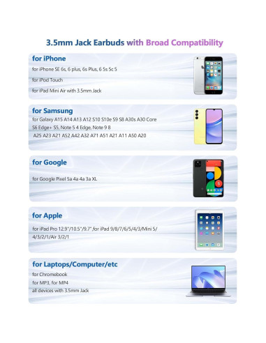 Auriculares con gancho sobre la oreja TOPAUX 3.5mm HiFi